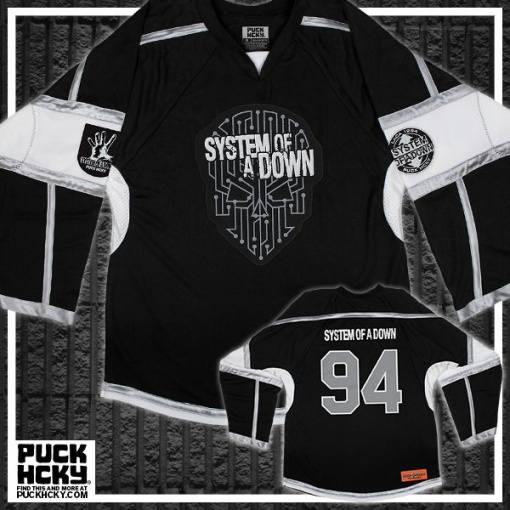 SYSTEM OF A DOWN And PUCK HCKY Release New Hockey-Themed Collaboration